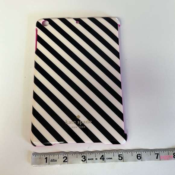 Kate Spade ♠️ Hardcase for iPad mini with retina display lined white black - Picture 4 of 6